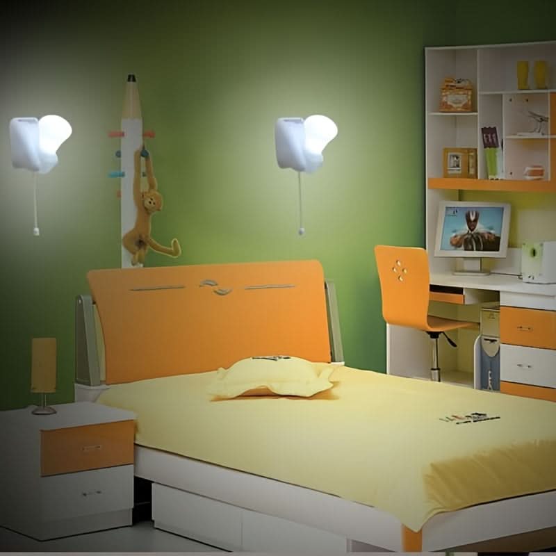 Battery-Operated LED Wall Light - Energy-Efficient