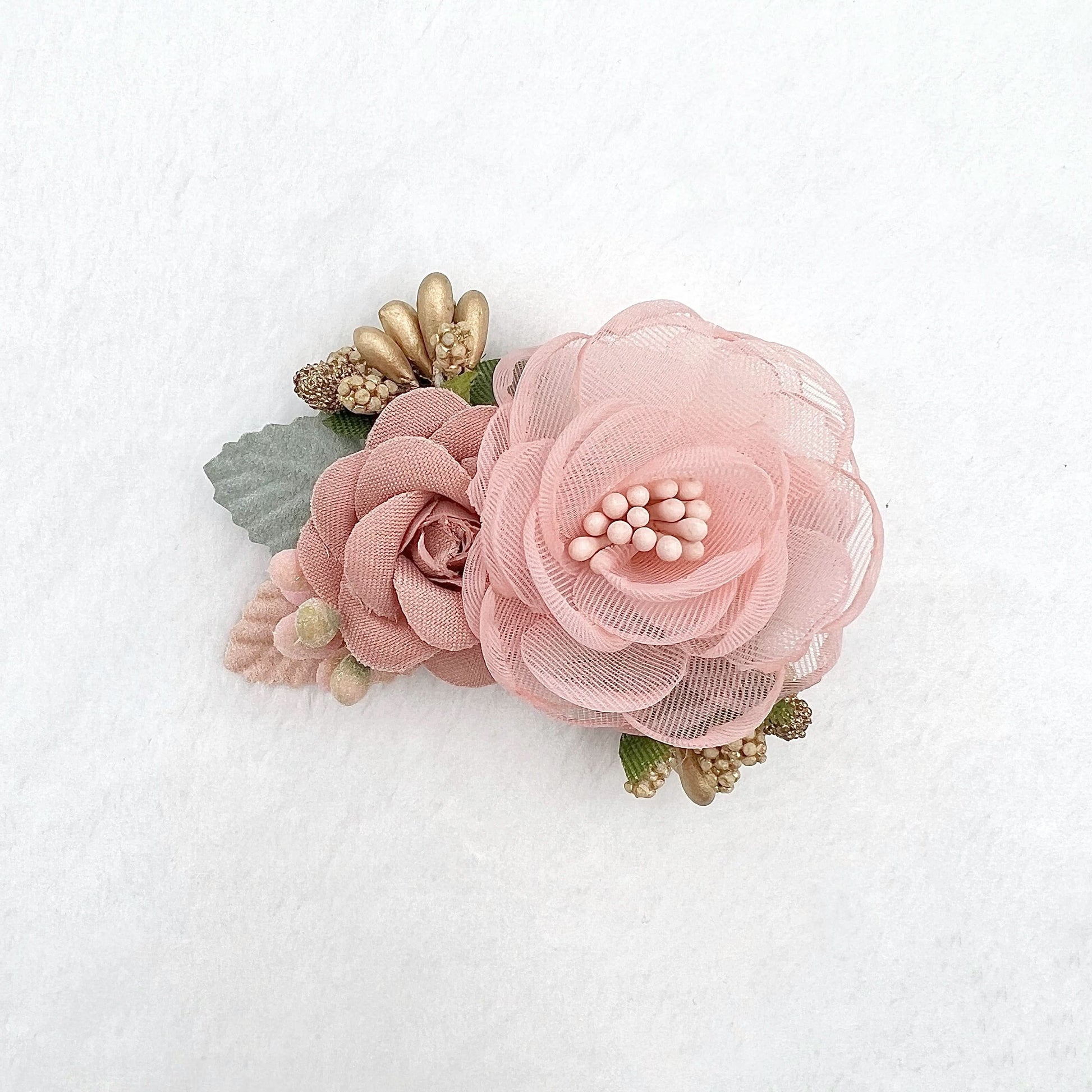3-Piece Floral Hair Clip Set for Girls
