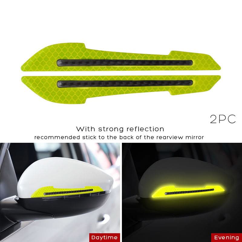 Reflective Safety Car Stickers – Rearview Mirror & Door Edge Tape