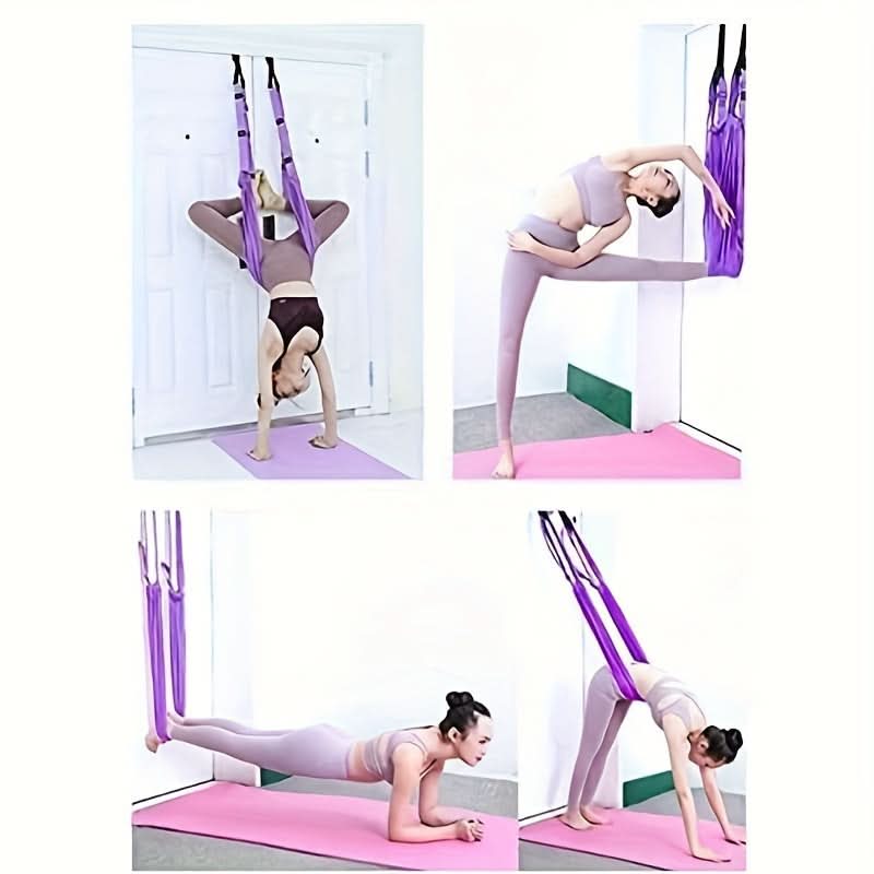 Pro Flex Yoga Stretching Rope - Premium Fitness Training Band