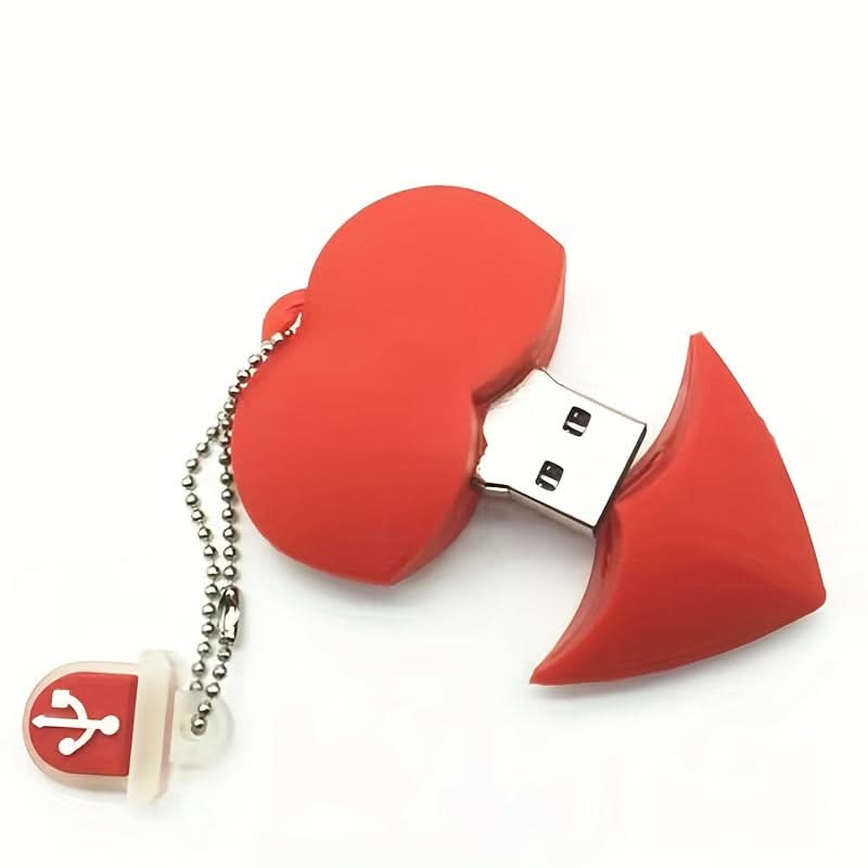 Cute Heart-Shaped USB Drive