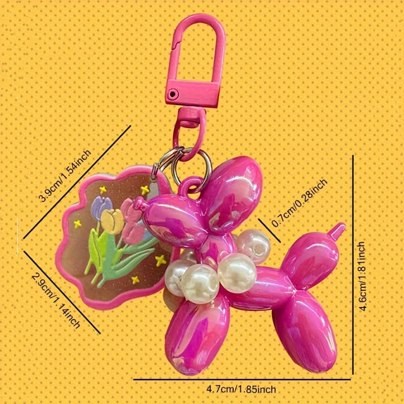 Unique Acrylic Car Keychain – Cute Gift Idea