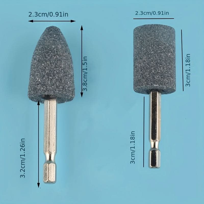 2-Piece Hexagonal Shaft Grinding Drill Tool