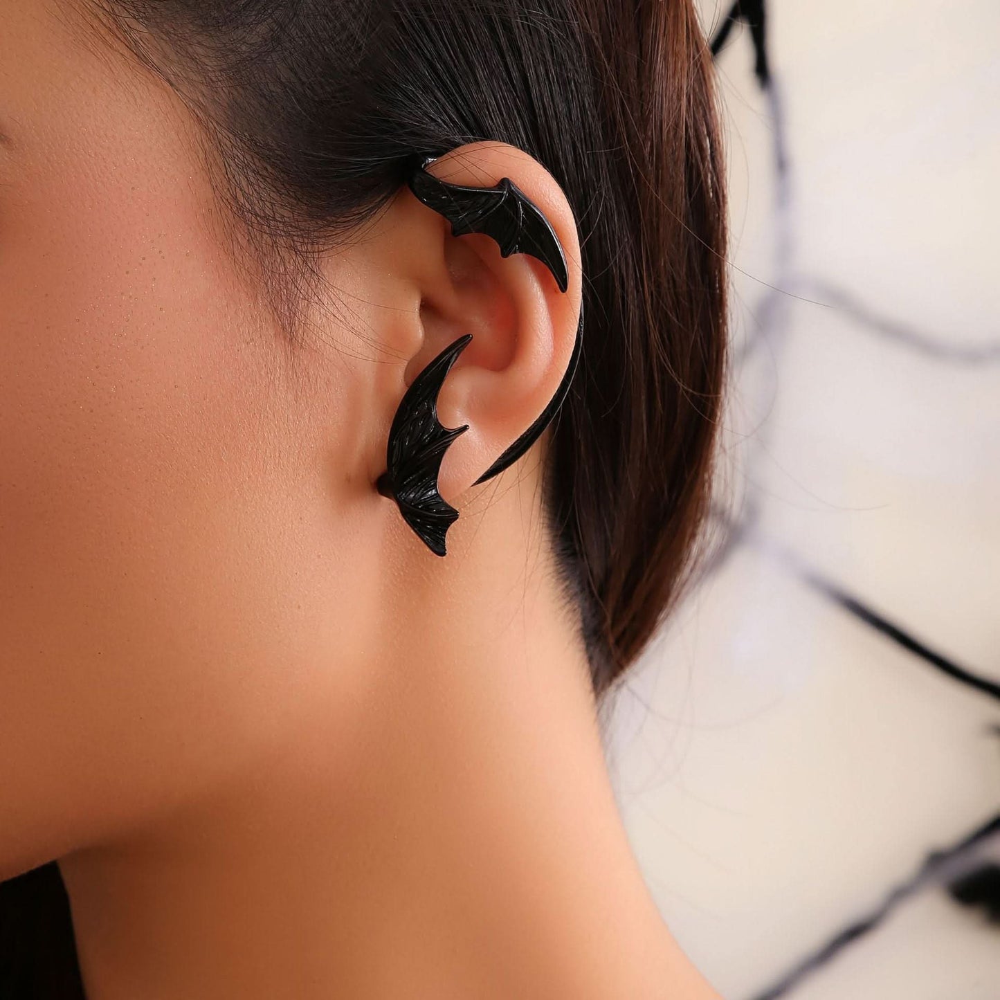 Punk Bat Wing Alloy Ear Cuff
