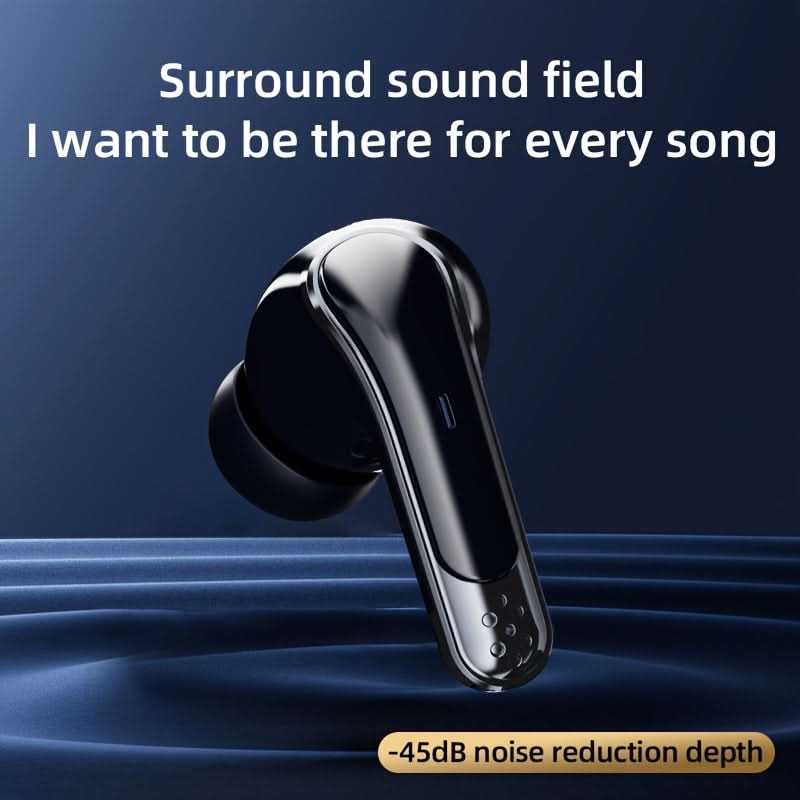 P-M6 Wireless Gaming Earbuds, 2.4G Low Latency, Active Noise Reduction