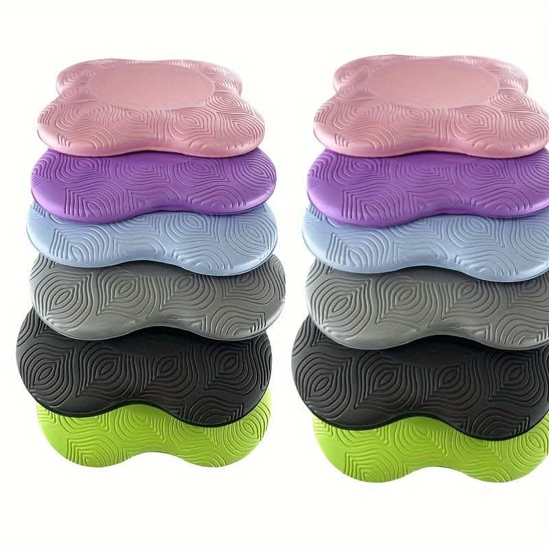 2-Pack Thick Silicone Yoga Knee Pads – Multi-Use for Knees, Elbows, Wrists, & Hands