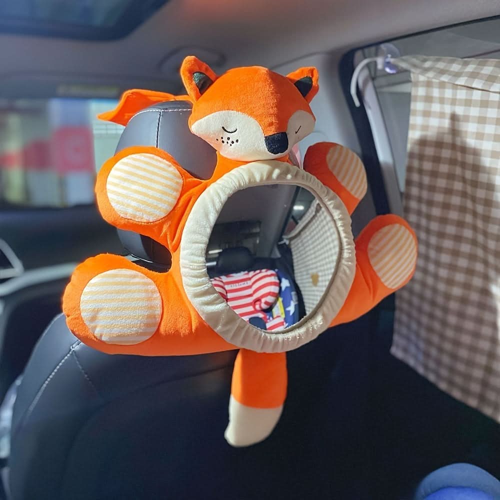 Reverse Viewing Safety Mirror for Baby Car Seat - Large Doll Rearview Basket Mirror