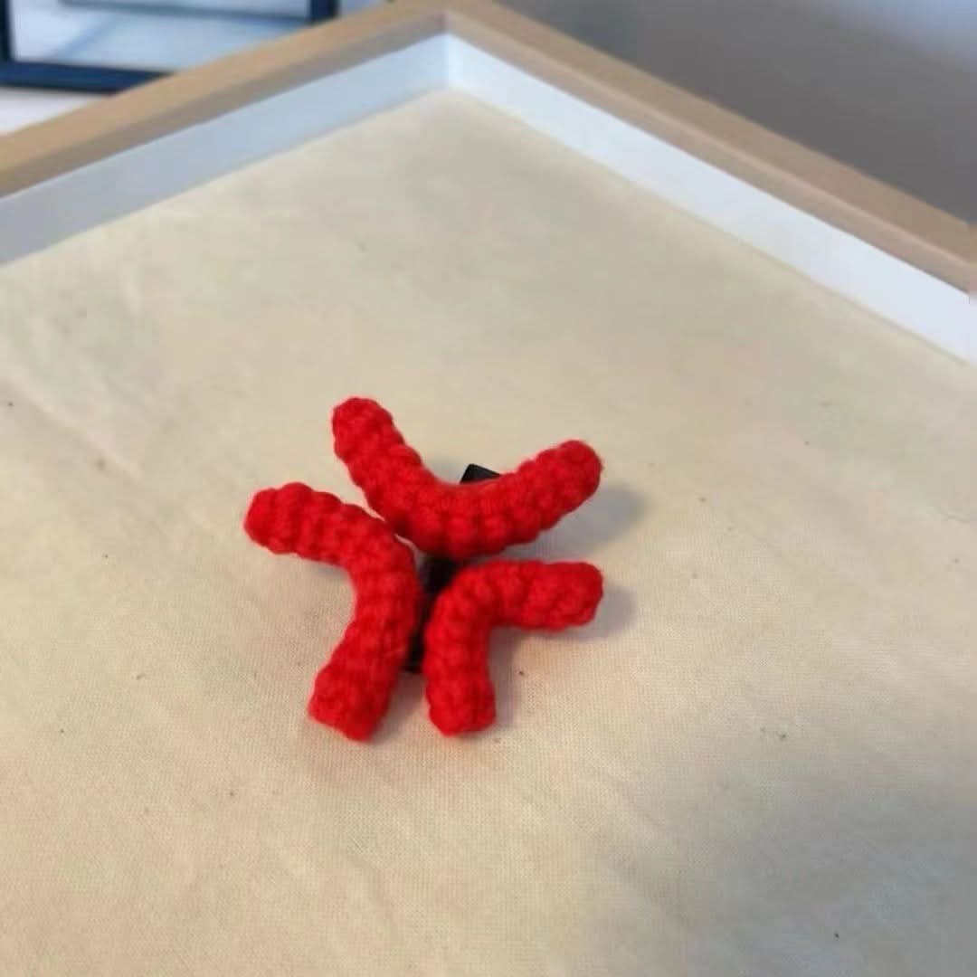Plush Star Hair Clip for Women