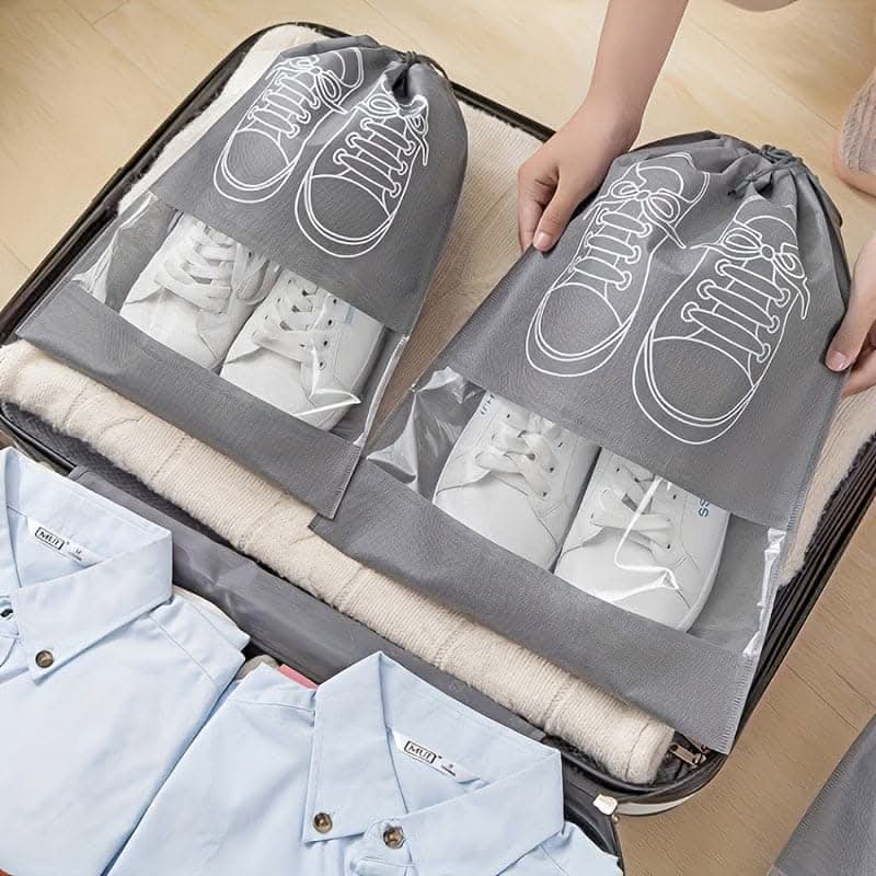 Travel Shoe Storage Bags – Mold Proof, Dustproof, Transparent & Portable