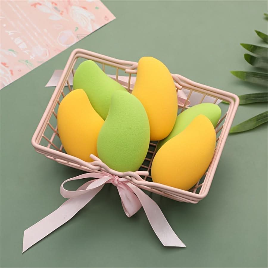 Mango-Shaped Makeup Sponge
