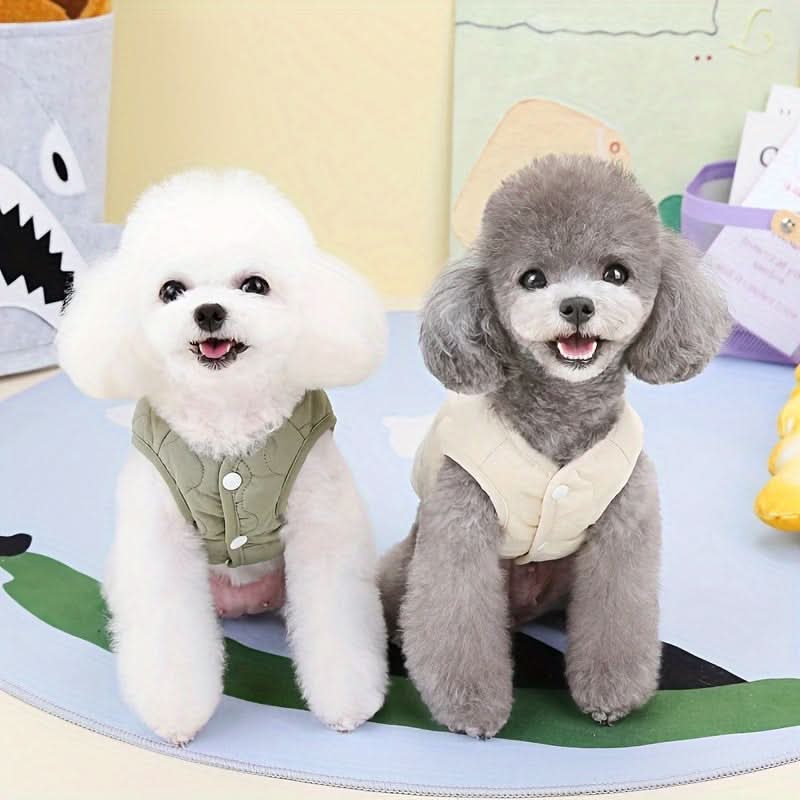 Cozy Winter Pet Vest for Small Dogs & Cats