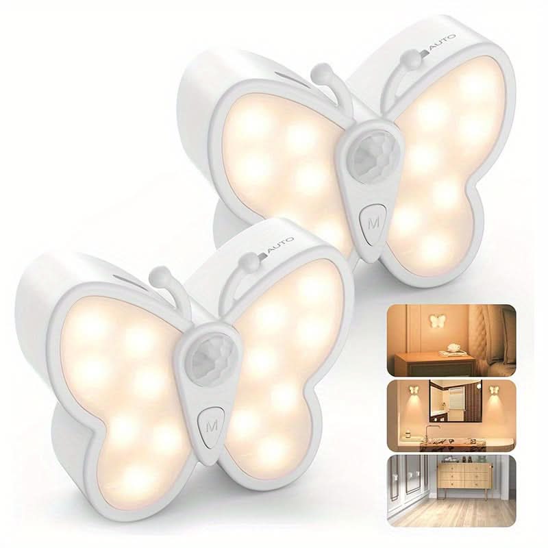 Smart Butterfly LED Night Light with Motion Sensor