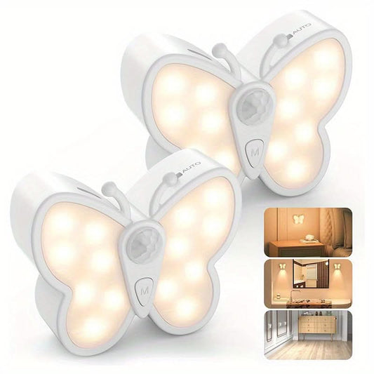 Smart Butterfly LED Night Light with Motion Sensor