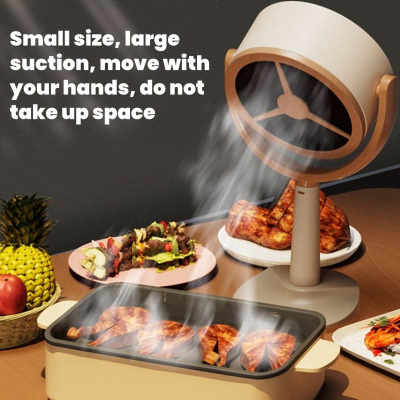 Mini Portable Desktop Range Hood – Small High Wind Household Kitchen Vent Hood