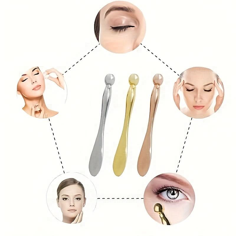 Small Metal Spoon for Face Cream – Cosmetic Dipping Shovel