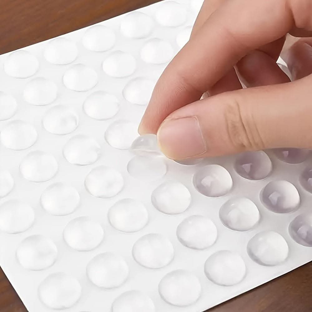 Self-Adhesive Clear Rubber Feet – Noise Dampening Buffer Pads