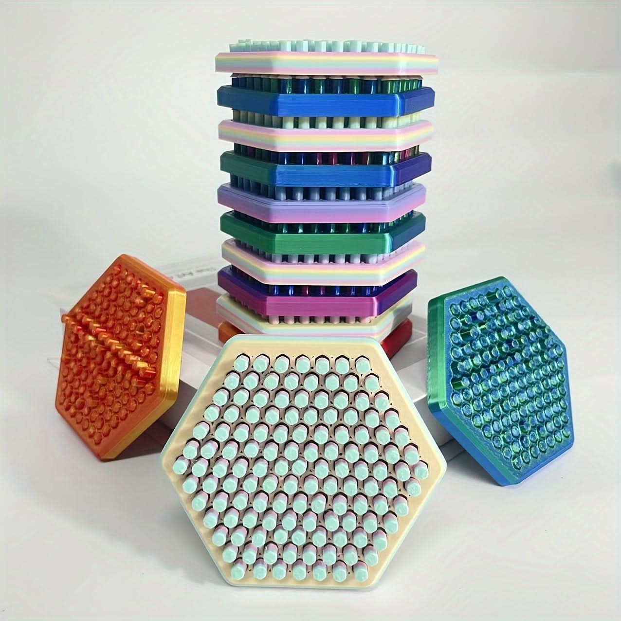3D Honeycomb Push Pin Toy – Acupressure Office Desk Toy