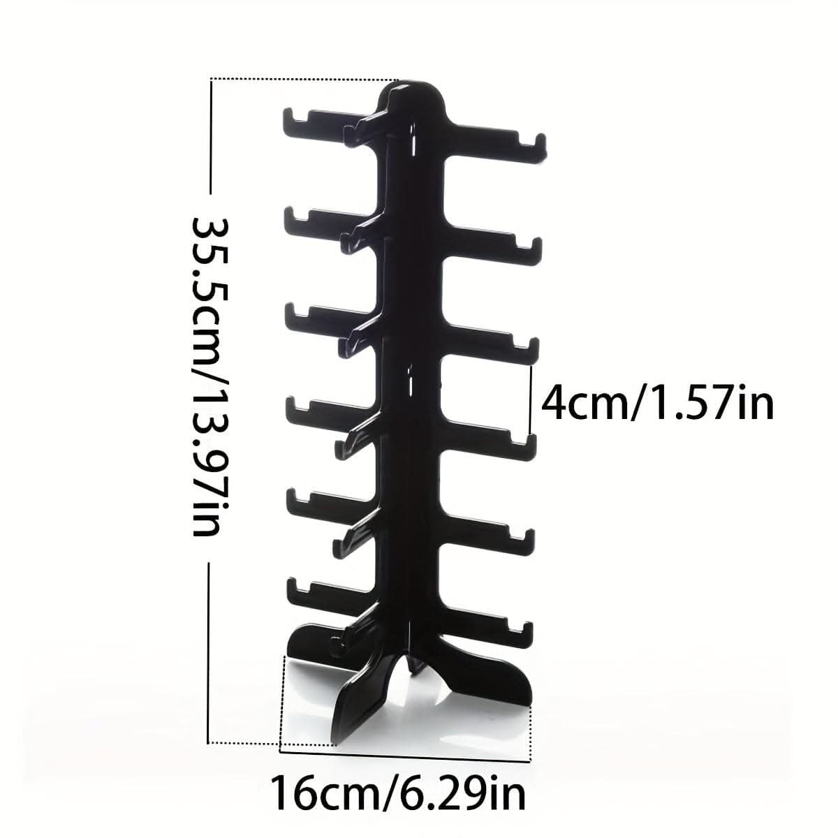 Simple Countertop Glasses Rack – Prong Design & Non-Slip