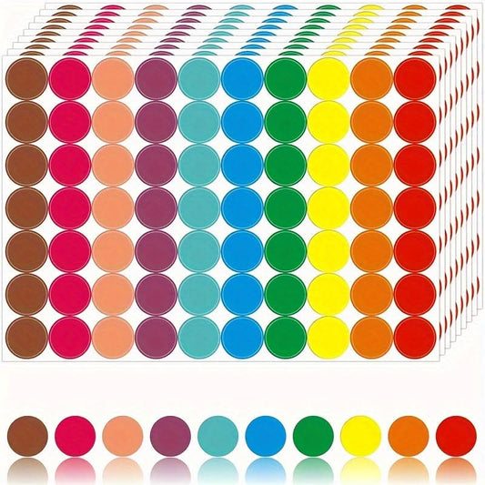 700Pcs Colorful Round Dot Sticker Labels