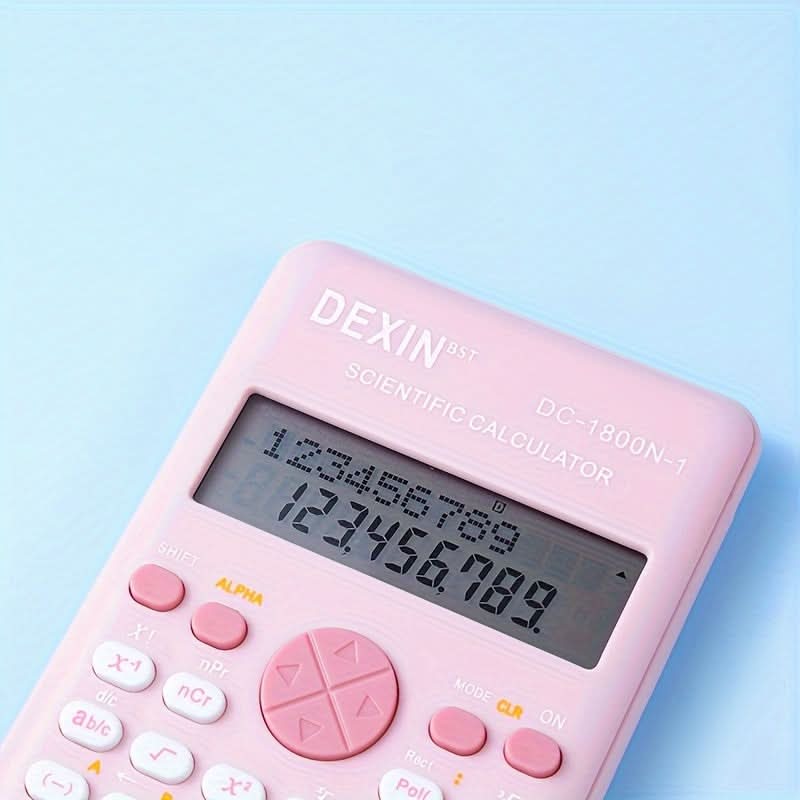 Colorful Scientific Calculator - Multifunctional LCD Display