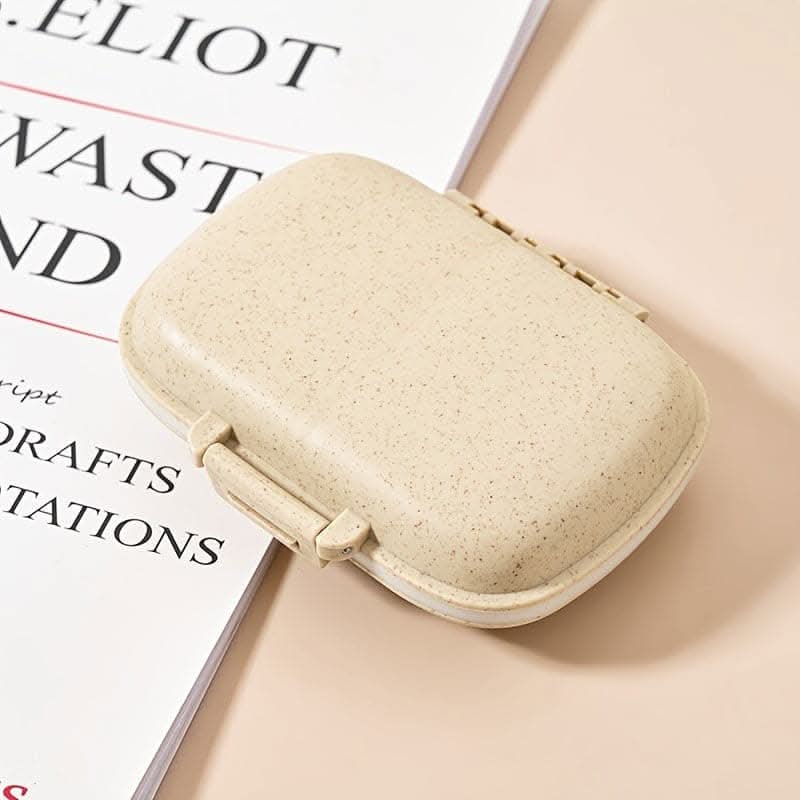 8-Grid Travel Pill Organizer – Airtight & Portable