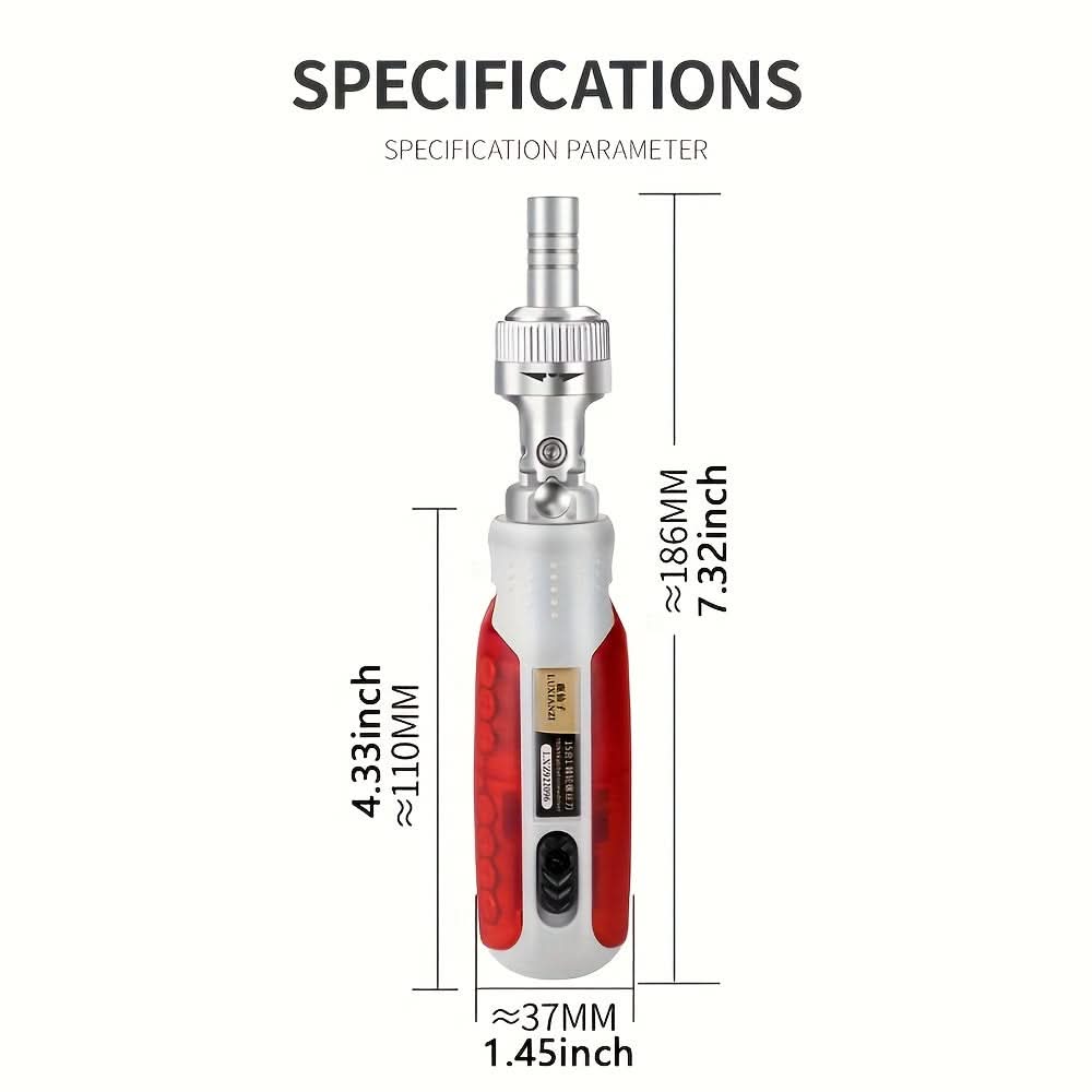 15-in-1 Multi-Angle Ratchet Screwdriver Set
