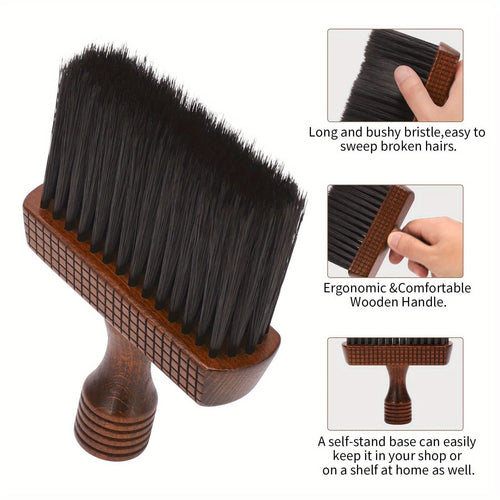 Barber Neck Duster Brush – Soft Nylon Bristles for Hair Cutting & Styling