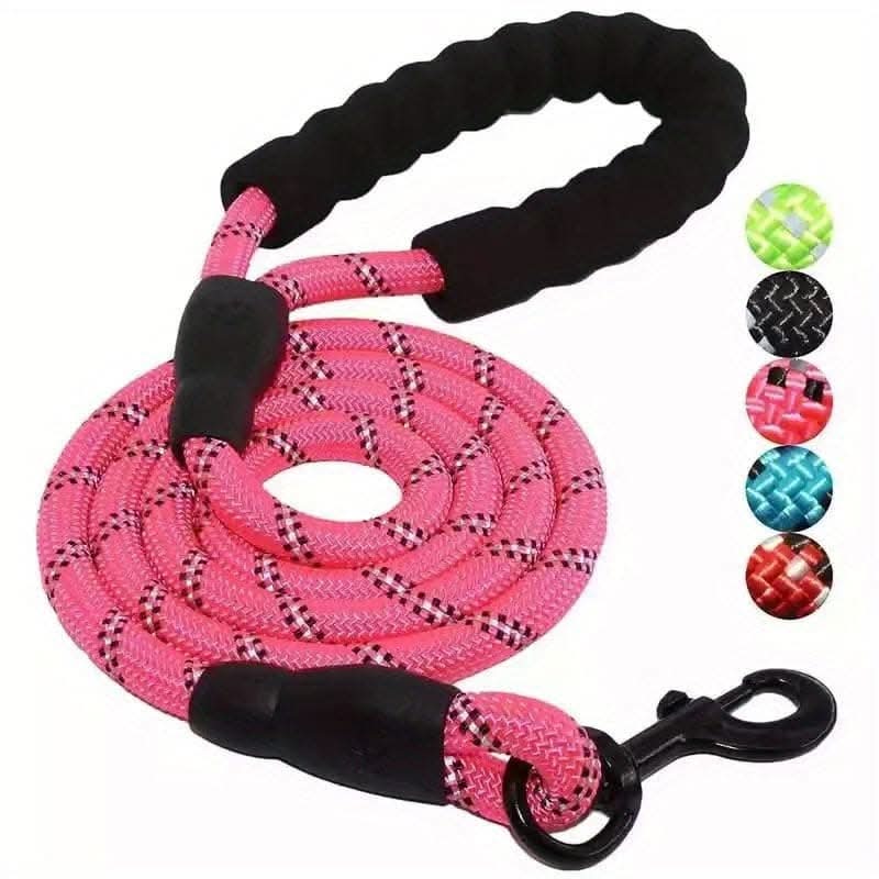 Reflective Dog Leash with Padded Comfort Grip