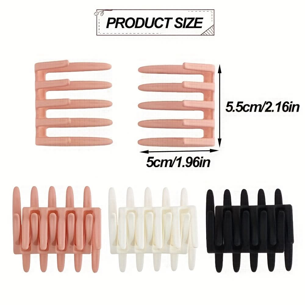 Chic Cross-Style Hair Clip – Medium-Sized, Durable