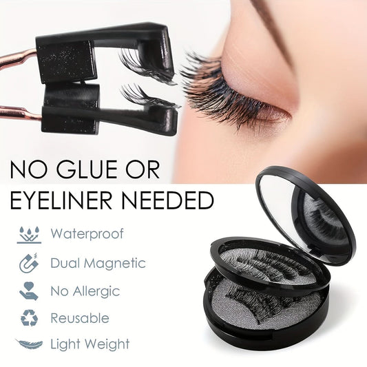 8-Pairs Magnetic 3D Cat Eye False Eyelashes