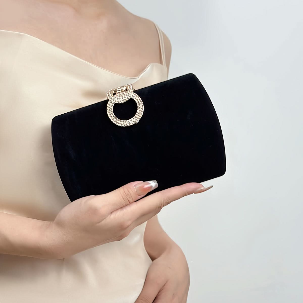 Sparkling Rhinestone Clutch Evening Handbag