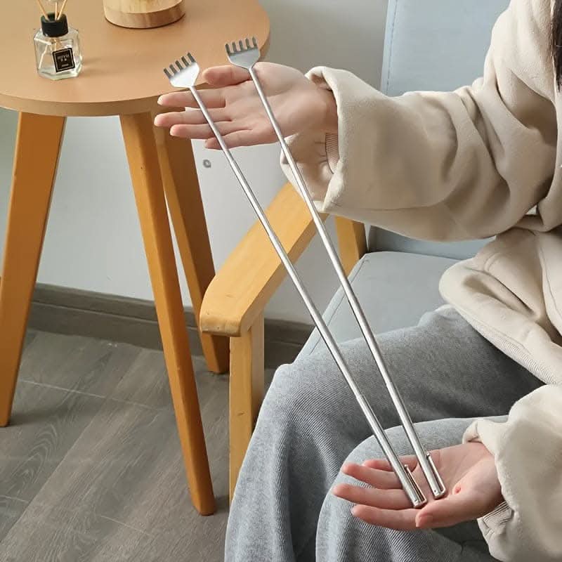 Retractable Stainless Steel Back Scratcher – Your Portable Itch Relief Solution