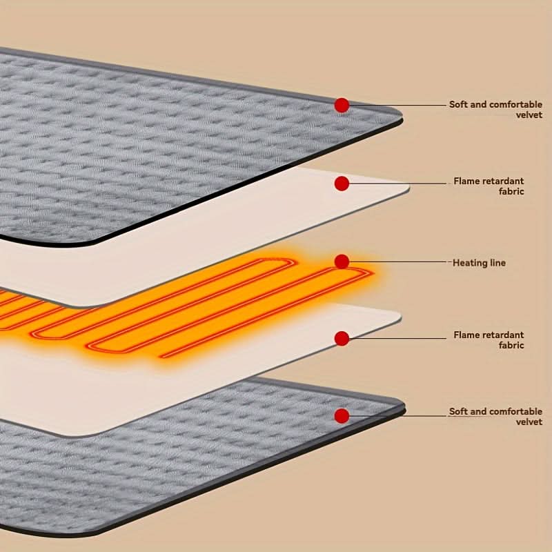 Adjustable Heated Pet Blanket – Cats & Dogs