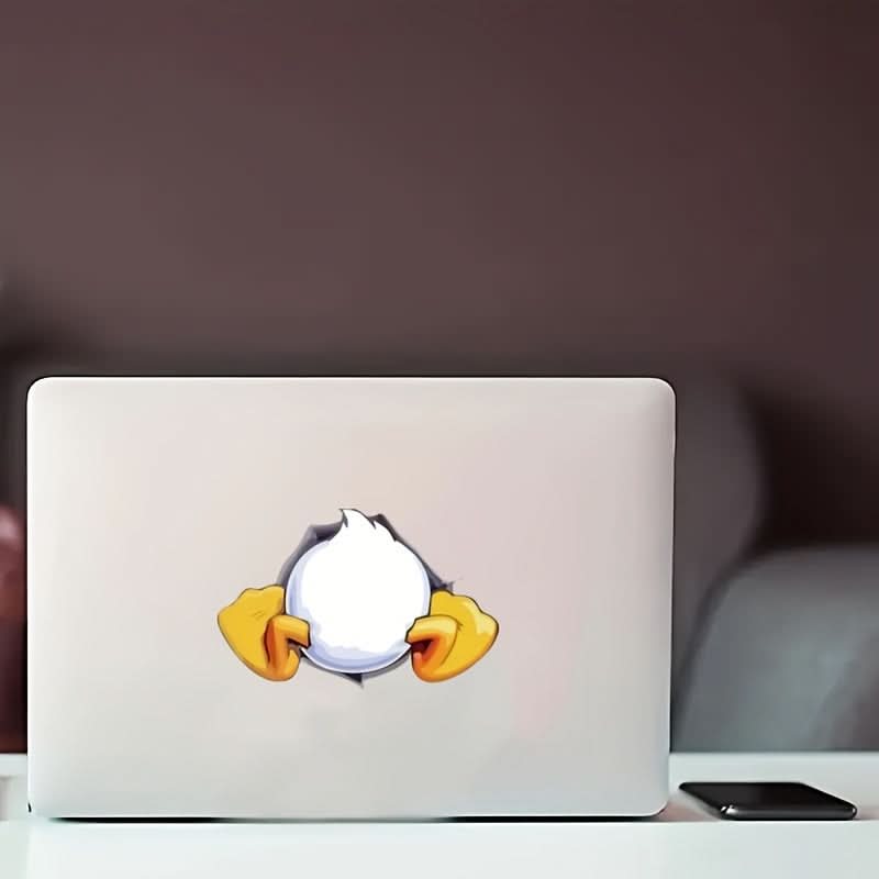 Stuck Duck Tail Car Sticker – Durable for Vehicles, Laptops, Cups & More