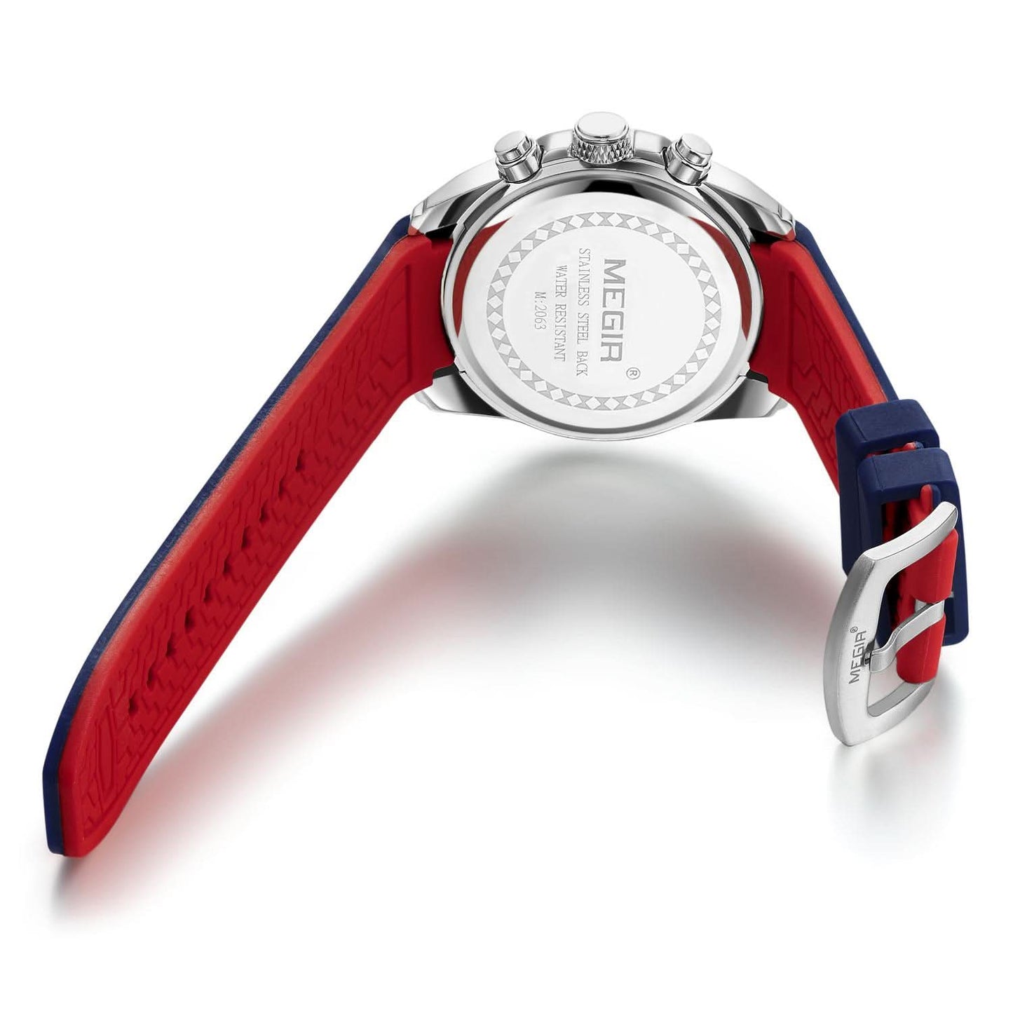Men's Sports Watch - Luminous Waterproof Silicone Strap