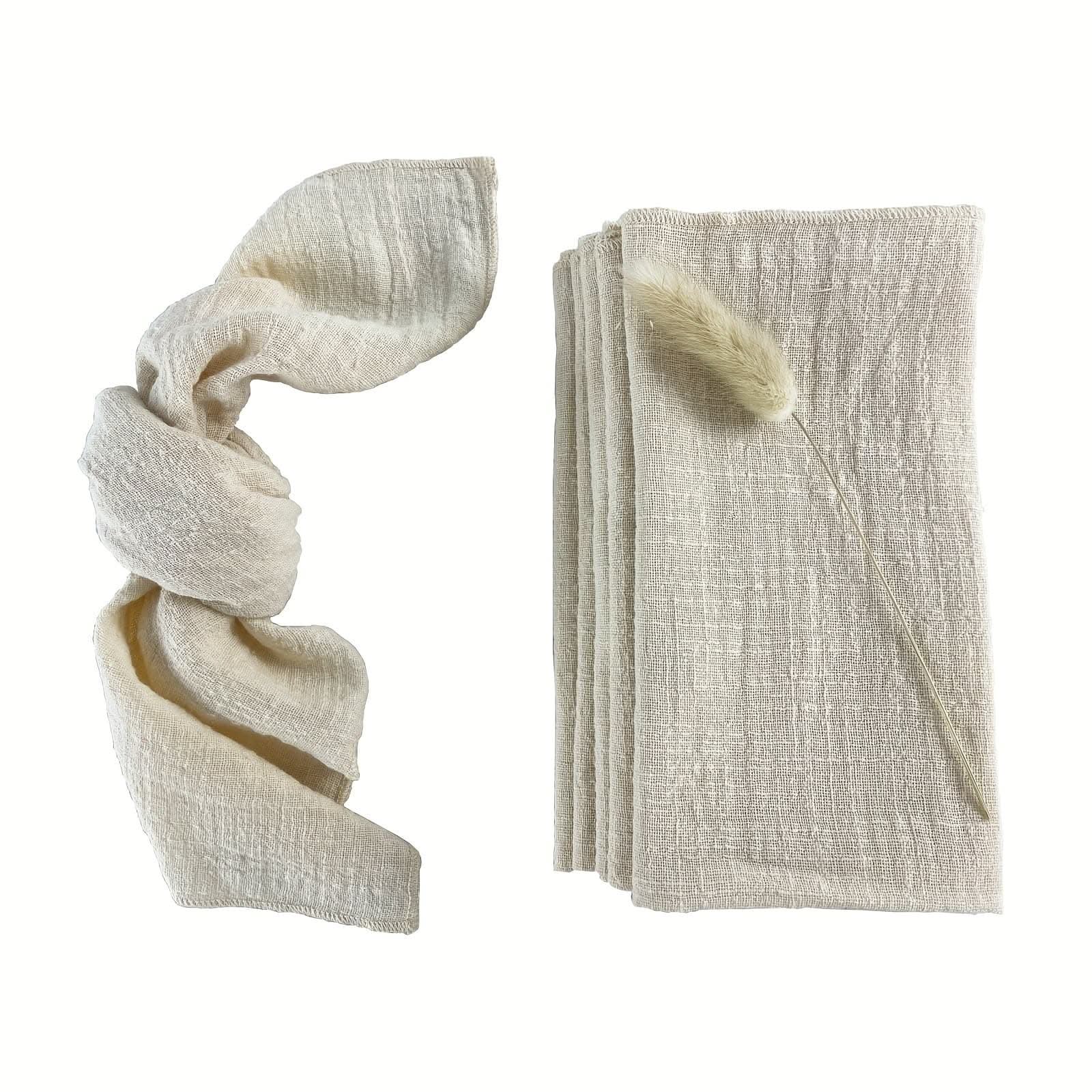 1 pc. Luxury Solid Color Cotton Napkin Set - Elegant & Durable