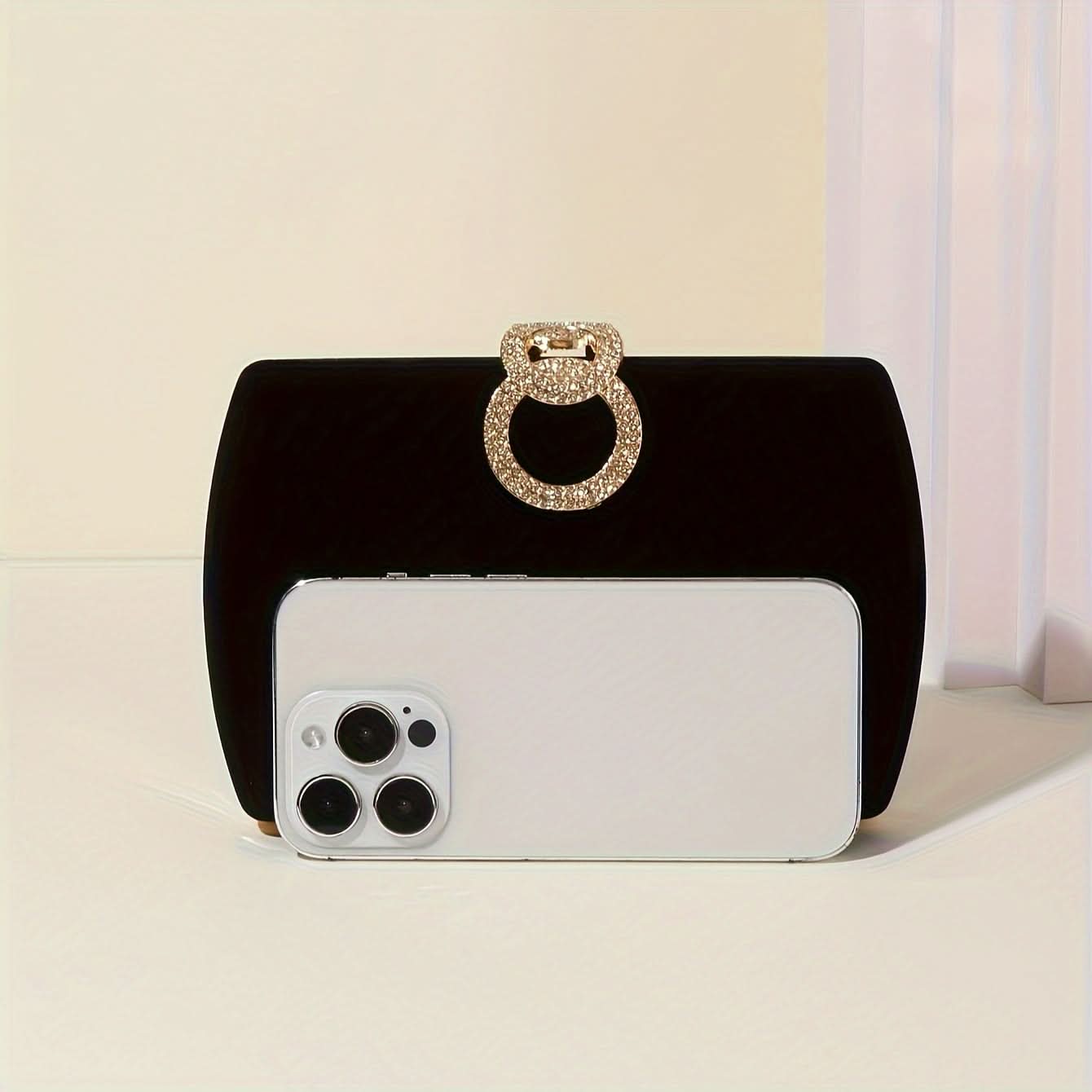 Sparkling Rhinestone Clutch Evening Handbag