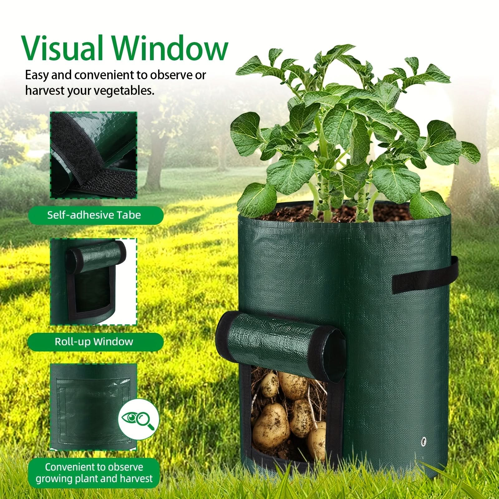 Buy 1 Get 1 Free Large Capacity Potato Grow Bags