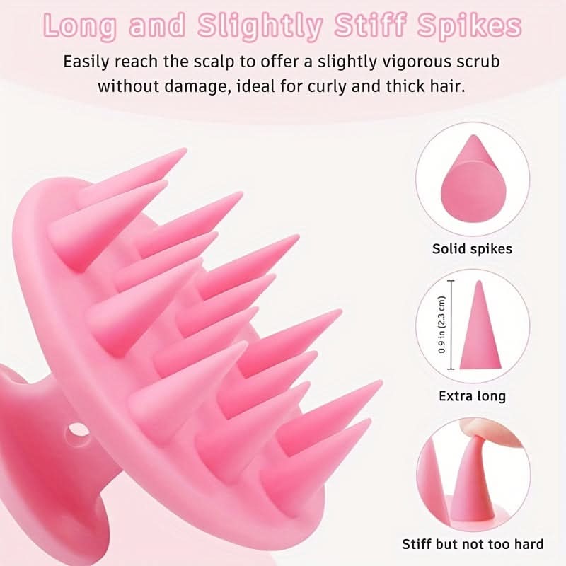 Soft Touch Silicone Scalp Massager Brush