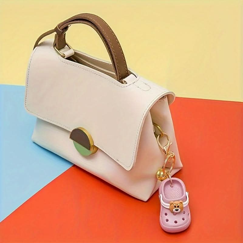 Grefay PVC Cartoon Bear Shoe Keychain Charm
