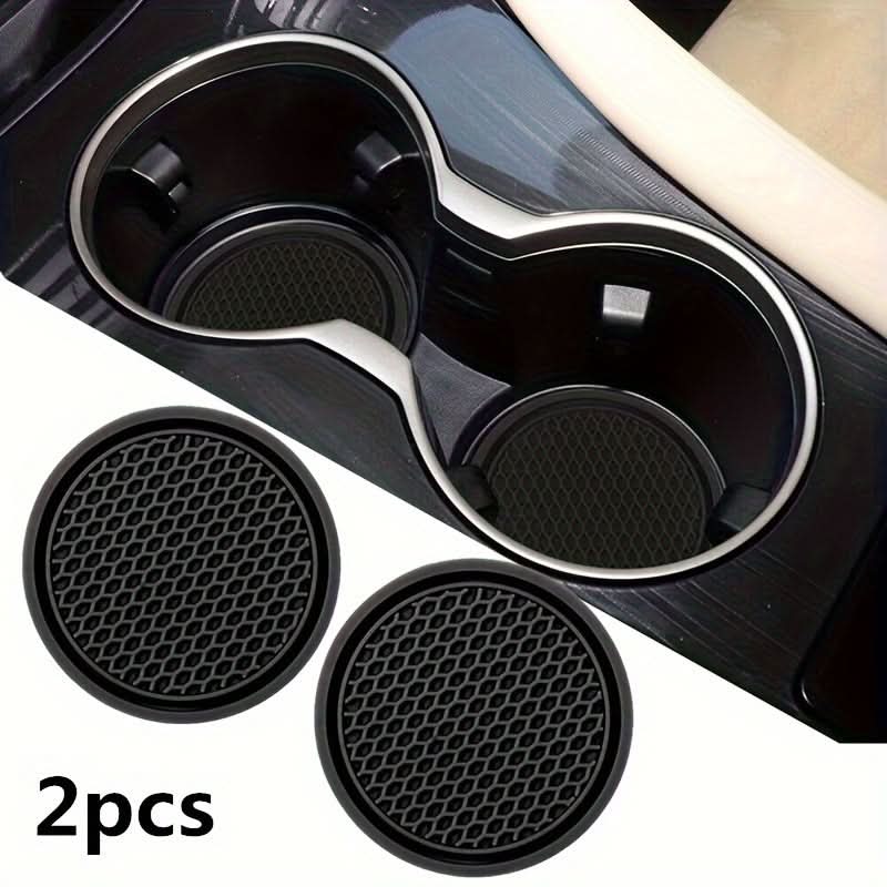2PCS Silicone Car Cup Holder Coasters Set
