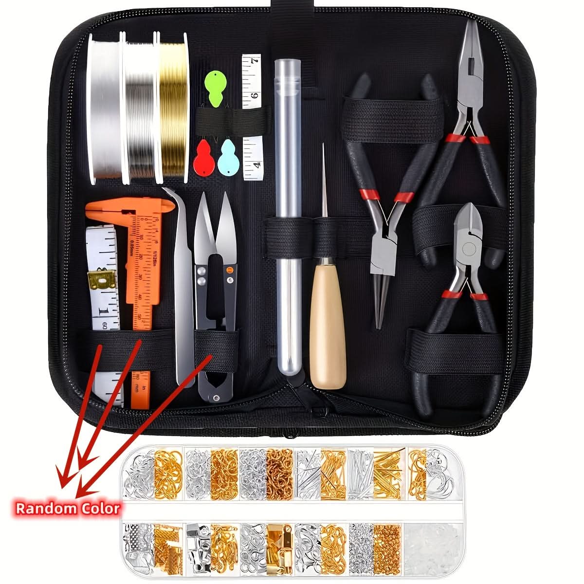 DIY Jewelry Making Kit with Tools, Copper Supplies