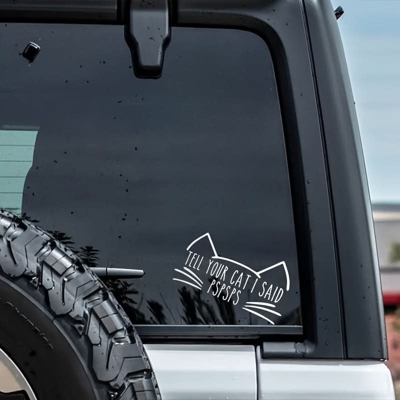 Cat Car Stickers for Bumper, Laptop & More