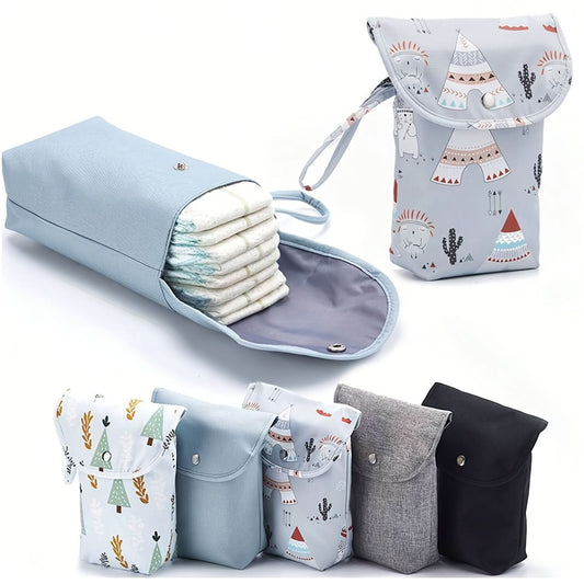 Portable Diaper Storage Bag – Durable Polyester Organizer for Diapers & Wet Wipes
