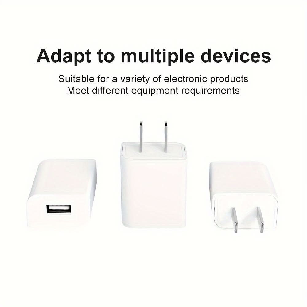 High-Speed USB Wall Charger for iPhone/Samsung