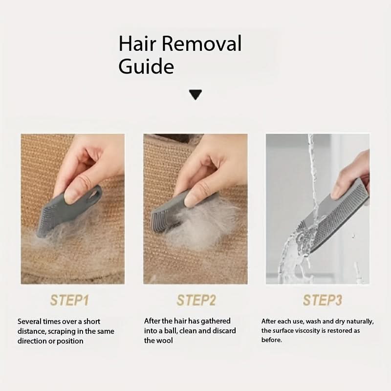 Silicone Pet Hair Remover Brush Tool