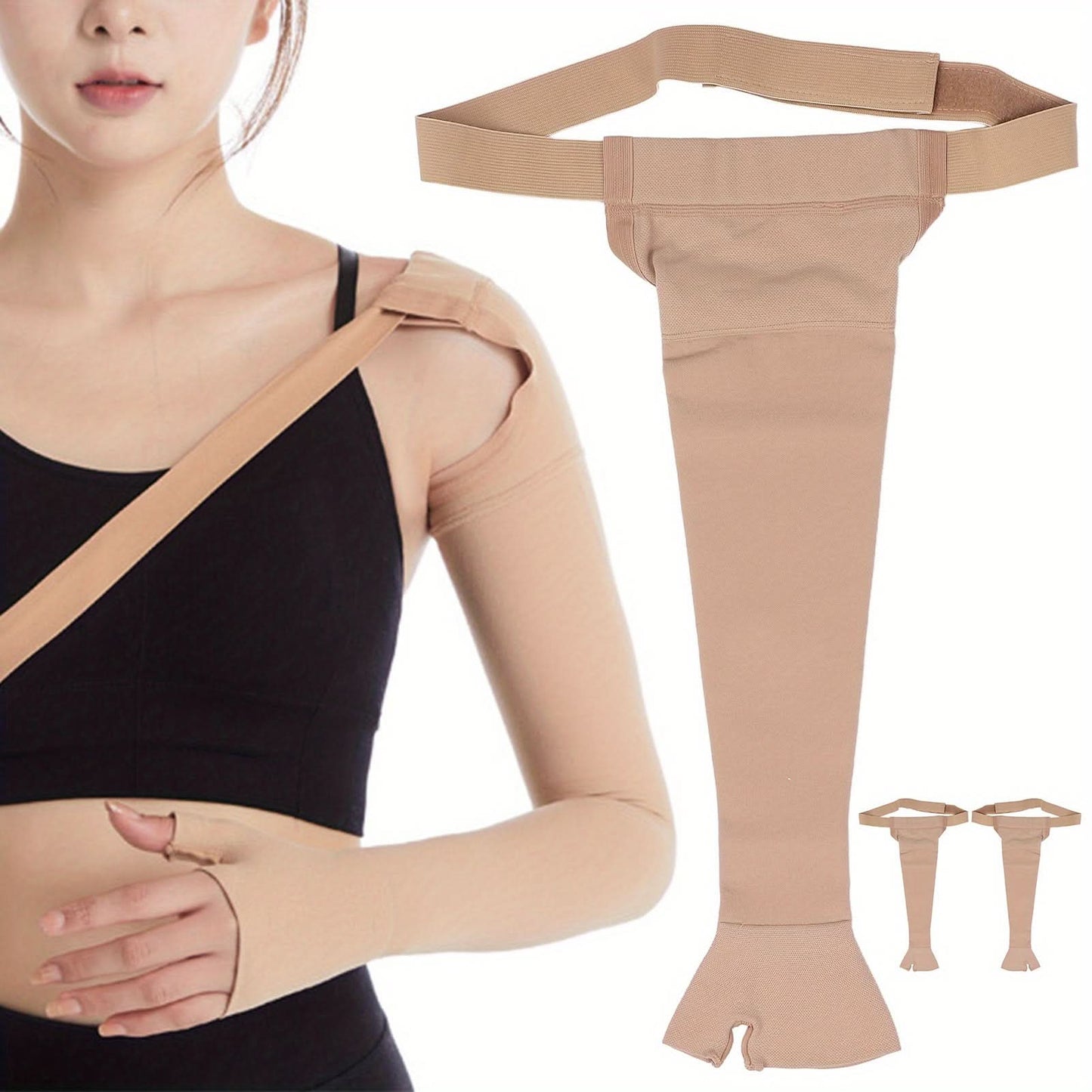Lymphedema Compression Arm Sleeve – Post-Mastectomy Support Sleeve