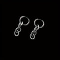 Stainless Steel Chain Design Earrings – Unisex