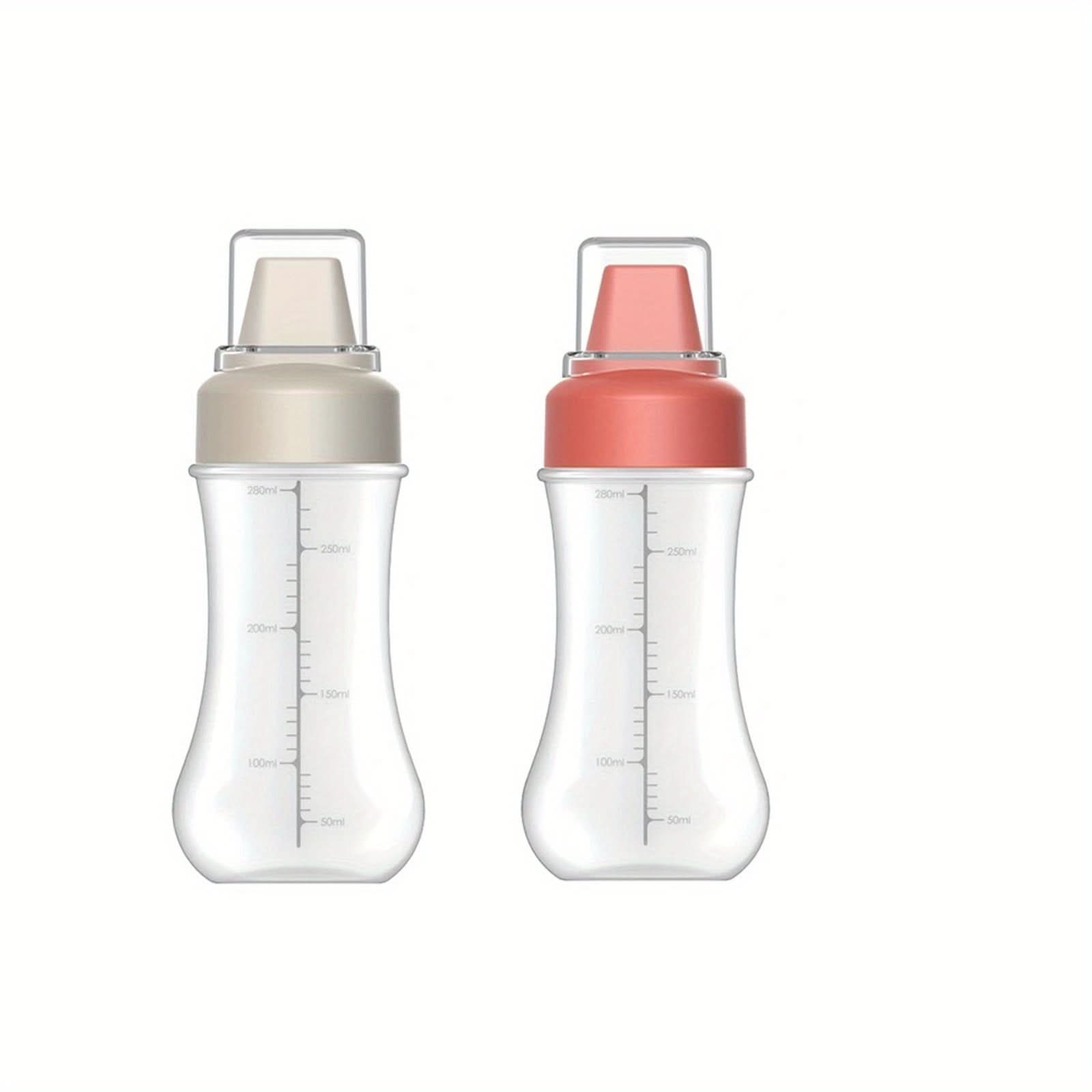 Leakproof Squeeze Sauce Bottles - Refillable Condiment Dispensers