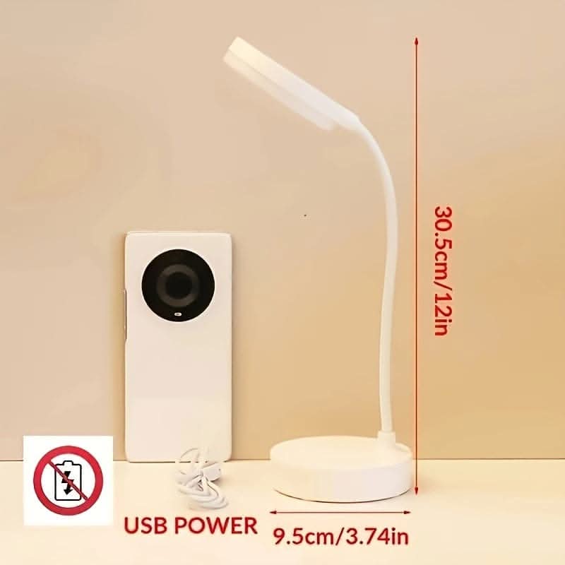 USB LED Desk Lamp with Eye-Care Dimming
